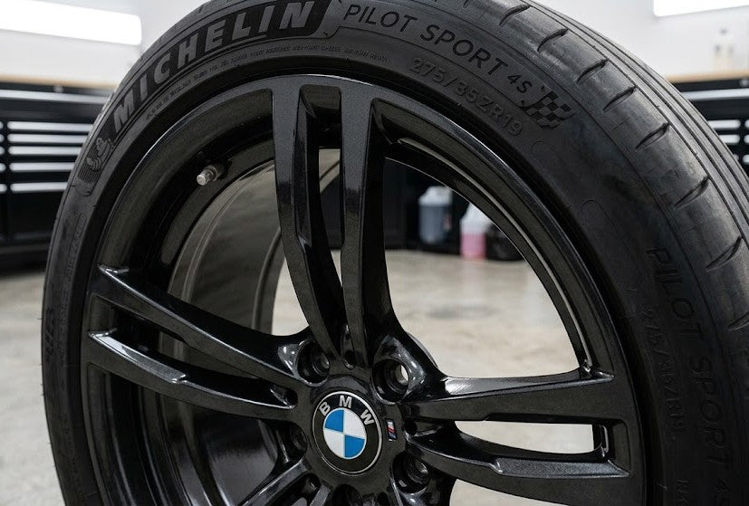 After: BMW Wheel Restoration · BMW Gloss Black · #668