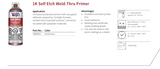 SprayMax 1K Self Etch Weld Thru Primer