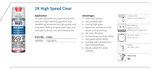 SprayMax 2K High Speed Clear
