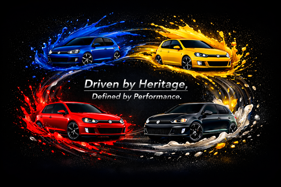 Volkswagen anniversary colors tribute