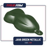 Java Green Metallic — Audi OEM-Matched Paint
