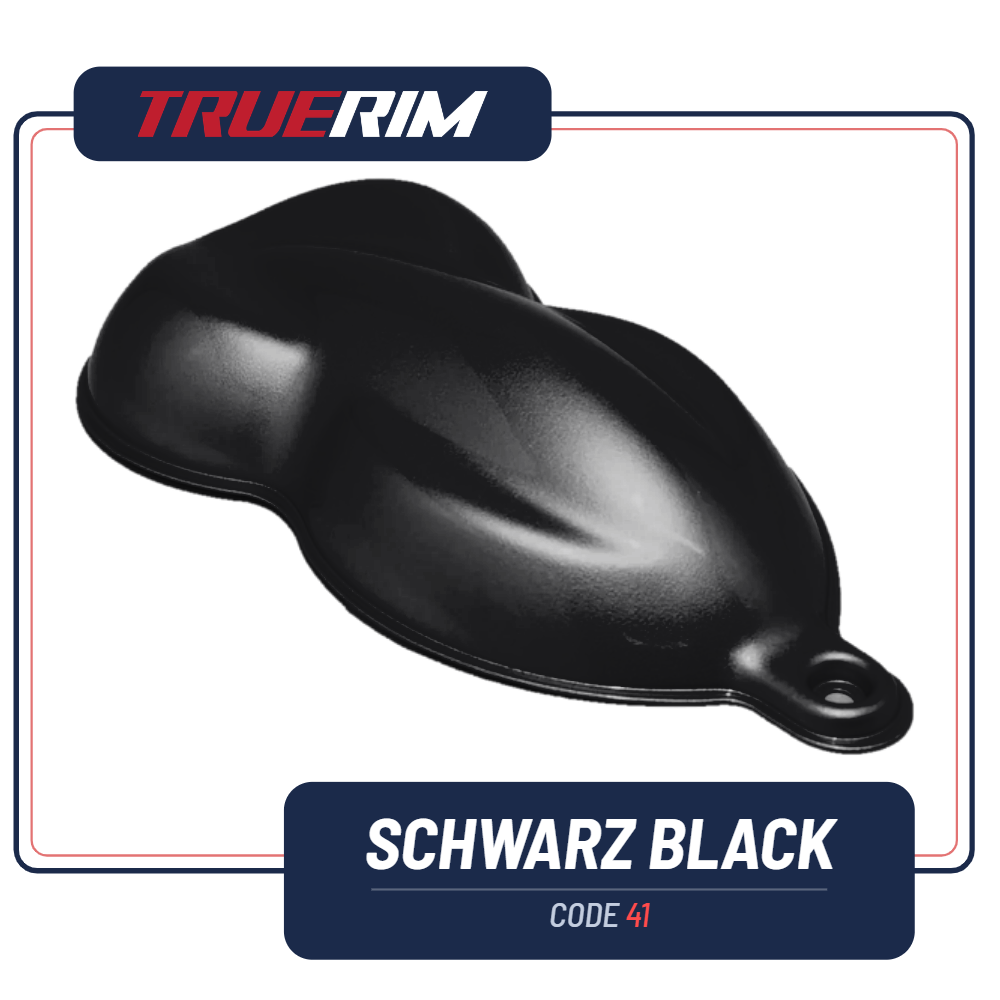 Schwarz Black — Porsche OEM-Matched Paint